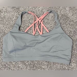 Lululemon Free To Be Serene in Rhino Gray/Pink Puff Sz 14